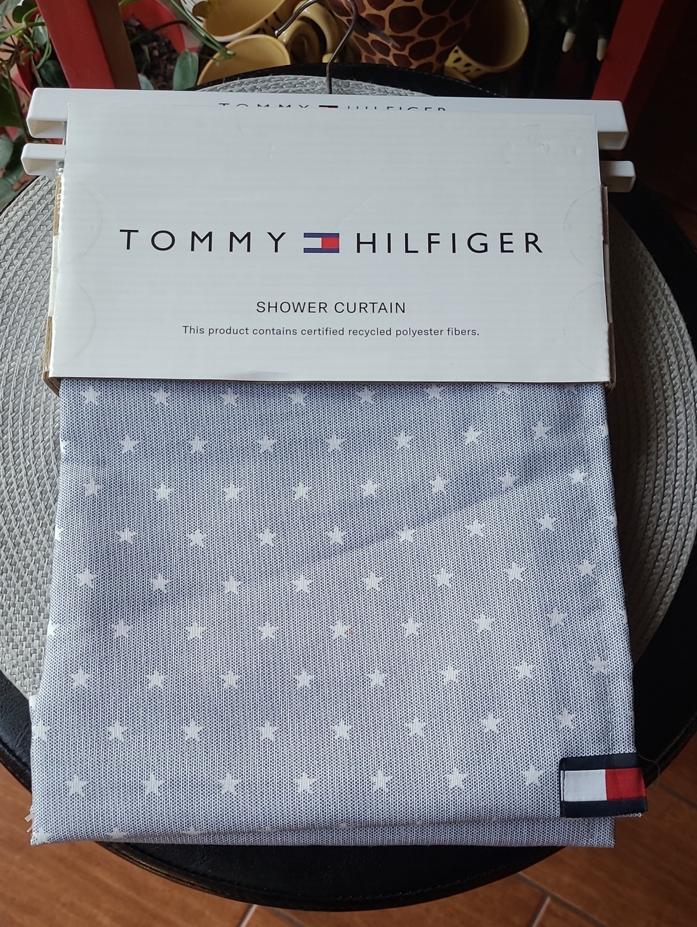Tommy Hilfiger Hudson River Stars Shower Curtain